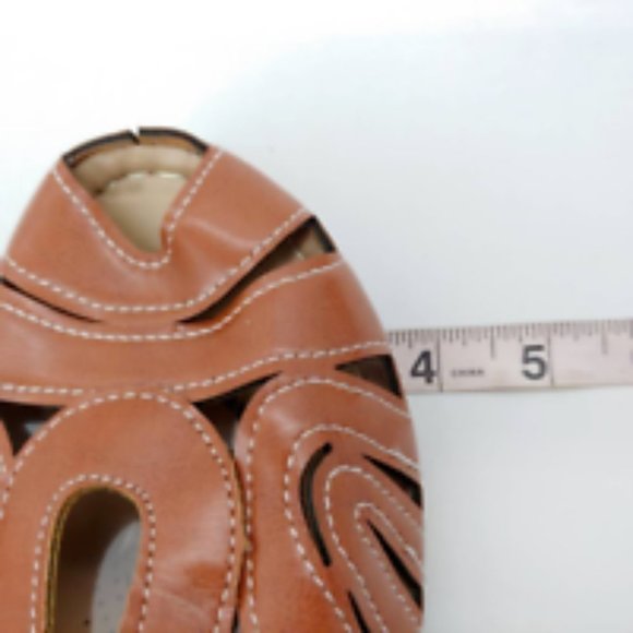 Yasirun Shoes Yasirun Womens Slingback Sandals Brown Hook And Loop